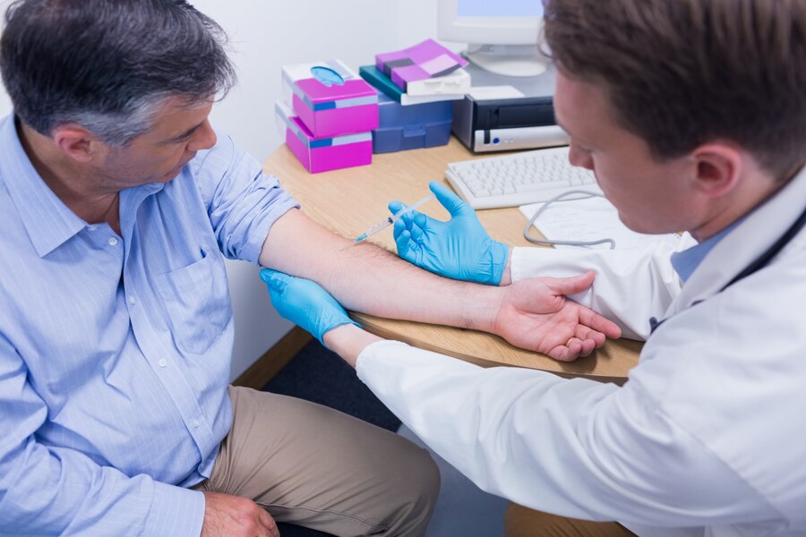 Blood Test at the Clinic